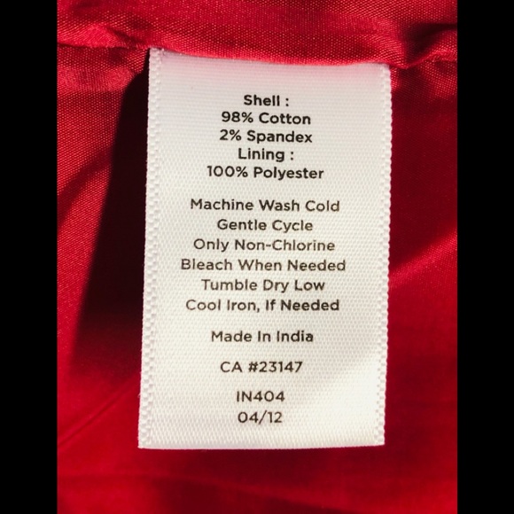 Talbots Pencil Skirt Sz 10 Maroon Magenta Paisley - Picture 9 of 9